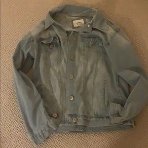 light wash denim jacket